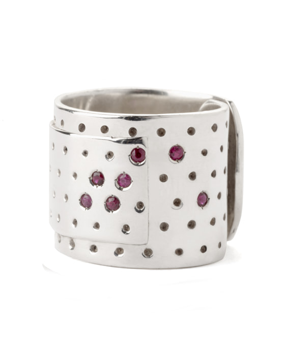 La Trace ring — sterling silver