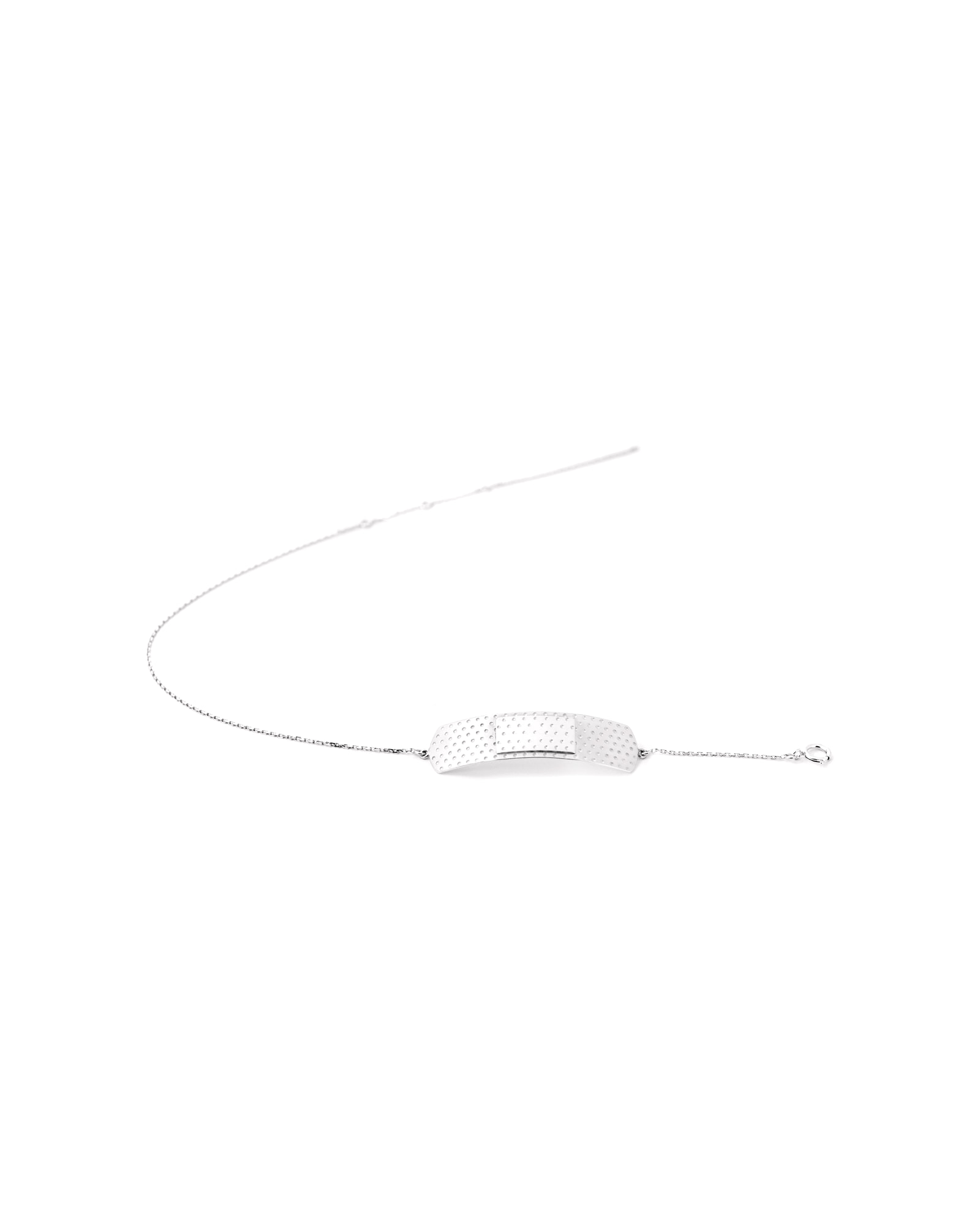 Morsure secrète II necklace — argent massif